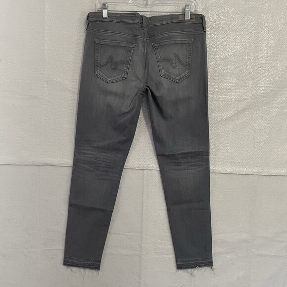 AG-ED Adriano Goldschmied Jeans Women’s 31R Gray The Legging Ankle Super Skinny - Picture 2 of 12